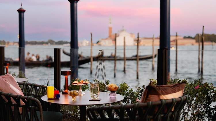The views from the hotel's many terraces are the best in Venice